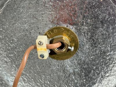  Falkenbergs Belysning Falkenbergs Belysning Floor Lamp Leather Glass Sweden 1960s