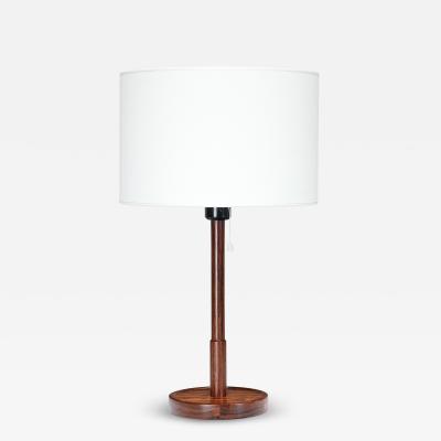  Falkenbergs Belysning Falkenbergs Belysning Rosewood Table Lamp Model 6120 Sweden 1950s