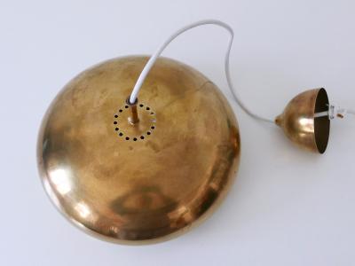  Falkenbergs Belysning Rare Mid Century Modern Brass Pendant Lamp by Falkenbergs Belysning Sweden 1960s