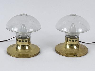  Falkenbergs Belysning Set of Two Lovely Mid Century Bedside Table Lamps by Falkenbergs Belysning 1950s