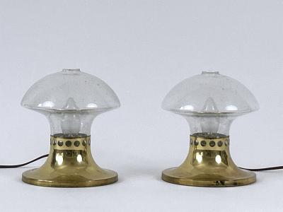  Falkenbergs Belysning Set of Two Lovely Mid Century Bedside Table Lamps by Falkenbergs Belysning 1950s