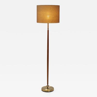  Falkenbergs Belysning Swedish Wood Floor Lamp by Falkenbergs Belysning Sweden Mid 20th Century