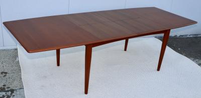  Falster Falster M belfabrik Danish Teak Dining Table With Two Hidden Leaves 1960s