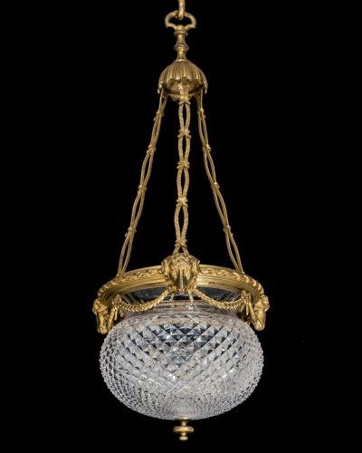  Faraday Sons A PAIR OF EARLY 20TH CENTURY GILT BRONZE BOWL LIGHTS BY FARADAY SON