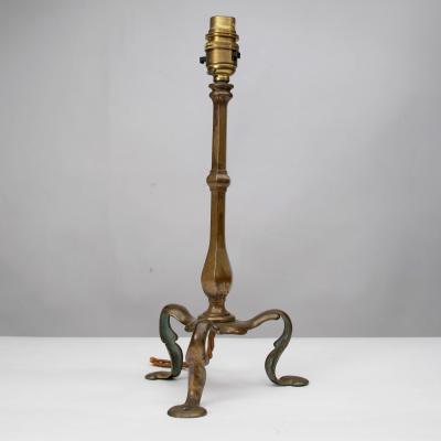  Faraday Sons Faraday Sons A Near Pair of Arts Crafts Pullman Coach Brass Table Lights