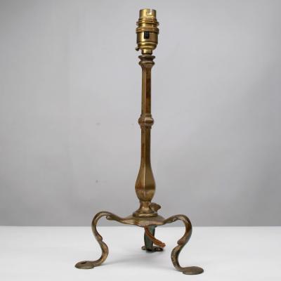  Faraday Sons Faraday Sons A Near Pair of Arts Crafts Pullman Coach Brass Table Lights