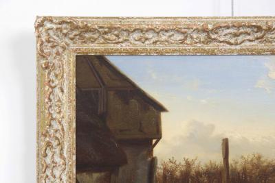  Farmyard Fowl oil on panel c 1868 Johan Lodewijk Van Leemputten