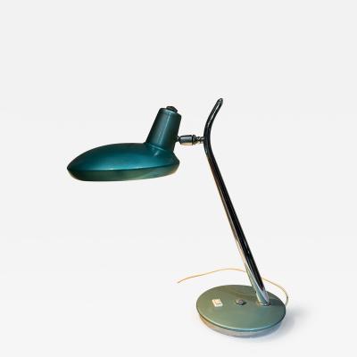  Fase 1960s Green Desk Lamp Space Age Boomerang Style Luis P rez de la Oliva Fase