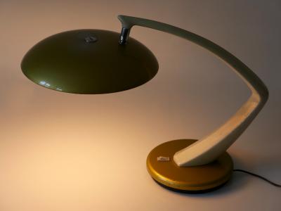  Fase Mid Century Modern Desk Light or Table Lamp Boomerang 64 by Fase Spain 1960s