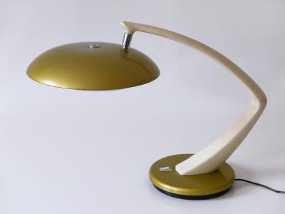  Fase Mid Century Modern Desk Light or Table Lamp Boomerang 64 by Fase Spain 1960s