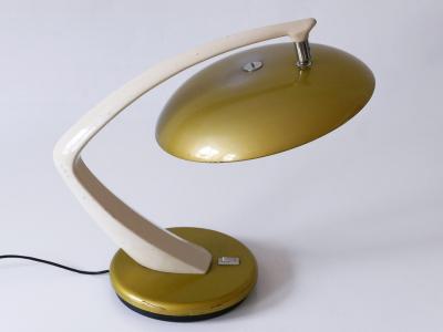  Fase Mid Century Modern Desk Light or Table Lamp Boomerang 64 by Fase Spain 1960s
