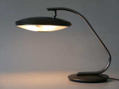  Fase Mid Century Modern Desk Light or Table Lamp Boomerang by Fase Spain 1960s