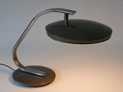  Fase Mid Century Modern Desk Light or Table Lamp Boomerang by Fase Spain 1960s