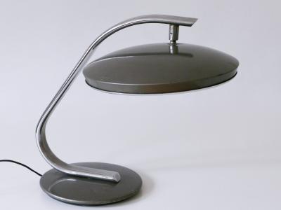  Fase Mid Century Modern Desk Light or Table Lamp Boomerang by Fase Spain 1960s