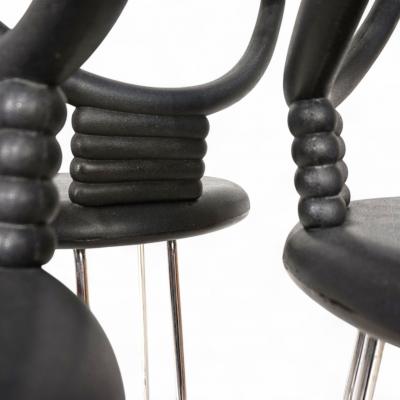  Fasem Fasem Italia 3 piece set of postmodern bar stools by Nobu Tanigawa 1990