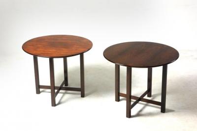  Fatima Arquitetura Mid Century Modern Pair of Side Tables by Fatima Arquitetura Brazil 1960s