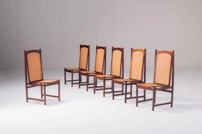  Fatima Arquitetura Mid Century Modern Set of 6 dining chairs by Fatima Arquitetura 1960s