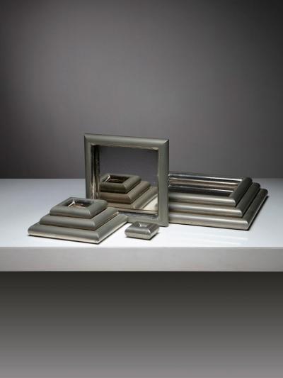 Fede Cheti Set of Eight Stackable Trays by Bonetti and Gerra Fede Cheti