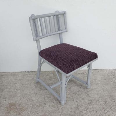  Ficks Reed Set of 5 Ficks Reed Bamboo Chairs by John Wisner