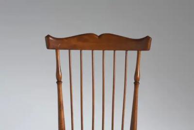  Figli Di Sanguineti Sanguineti set of 8 high back Coloniale dining chairs Chiavari Italy 1960s