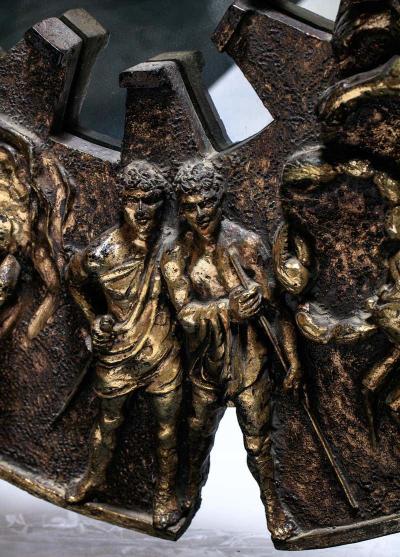  Finesse Originals Zodiac Mirror in Brutalist Style by Finesse Originals