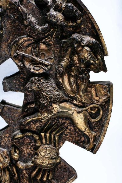  Finesse Originals Zodiac Mirror in Brutalist Style by Finesse Originals