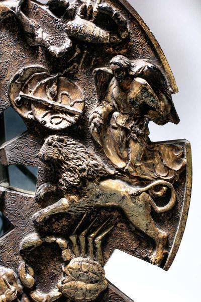  Finesse Originals Zodiac Mirror in Brutalist Style by Finesse Originals