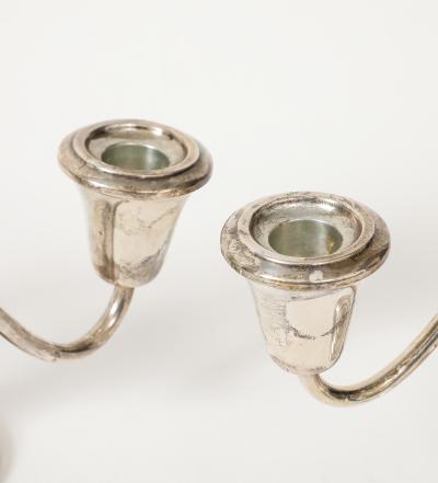  Fisher Silversmiths Inc Fisher Art Deco Sterling Candelabras
