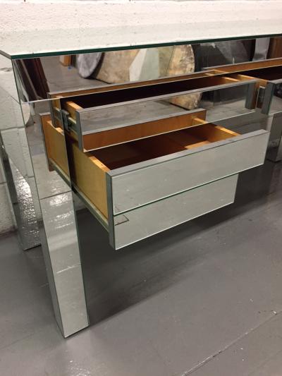  Flavor Custom Design Custom Clad Mirrored Desk by Flavor Custom Design