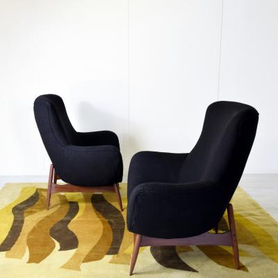  Flexform Flexform set of two armchairs 1950s