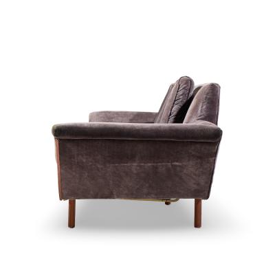  Flexsteel Flexsteel Mid Century Walnut Thunderbird Sofa