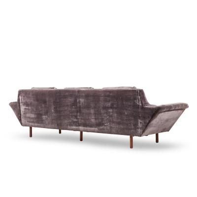  Flexsteel Flexsteel Mid Century Walnut Thunderbird Sofa