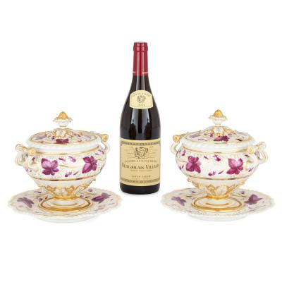 Flight Barr Barr Pair of antique early 19th century porcelain tureens by Flight Barr Barr