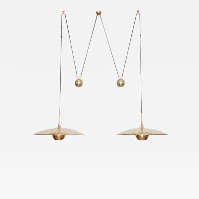  Florian Schulz Florian Schulz Double Onos 55 Pendant Lamp with Side Counter Weights