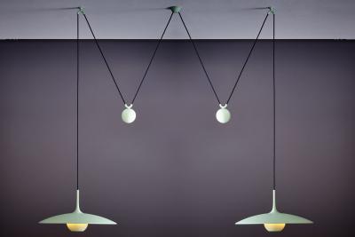  Florian Schulz Florian Schulz Double Onos 55 in Brass Flat mint green with Side Counterweight