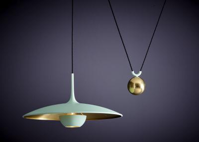  Florian Schulz Florian Schulz Double Onos 55 in Brass Flat mint green with Side Counterweight