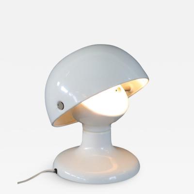  Flos Italian Design White Metal Table Lamp by Tobia and Afra Scarpa for Flos 1960s