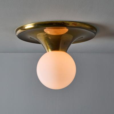  Flos Large 1960s Achille Castiglioni Pier Giacomo Light Ball Wall or Ceiling Lamp