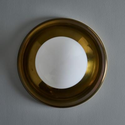  Flos Large 1960s Achille Castiglioni Pier Giacomo Light Ball Wall or Ceiling Lamp