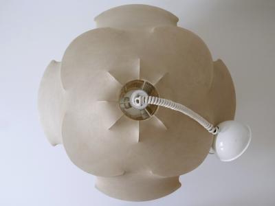  Flos XL Mid Century Modern Cocoon Pendant Lamp or Hanging Light by Flos Italy 1960s