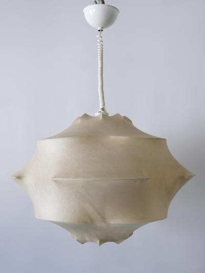  Flos XL Mid Century Modern Cocoon Pendant Lamp or Hanging Light by Flos Italy 1960s