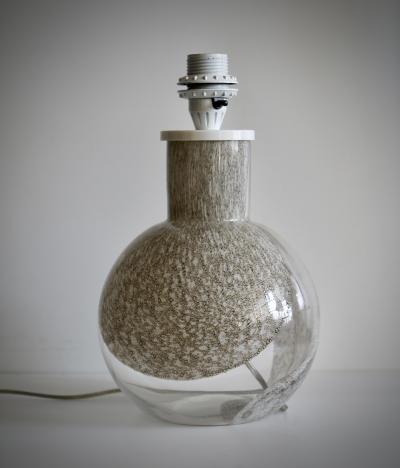  Flygfors Glass A table lamp by Victor Berndt for Flygfors