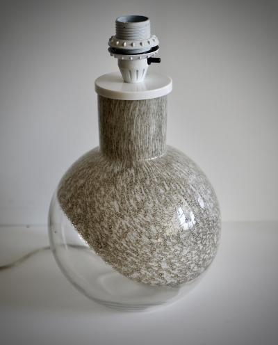  Flygfors Glass A table lamp by Victor Berndt for Flygfors
