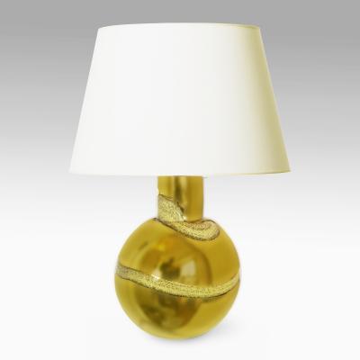 Flygsfors Mod Swedish Table Lamp in Gold Mirrored Glass