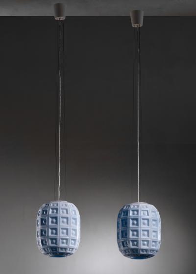  Flygsfors Pair of Helena Tynell pendants for Flygsfors