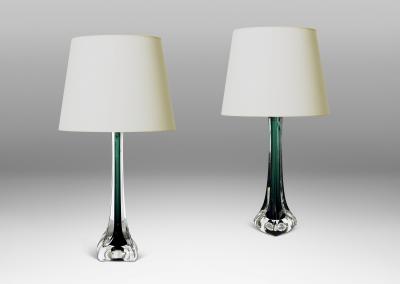  Flygsfors Pair of Table Lamps by Paul Kedelv for Flygsfors