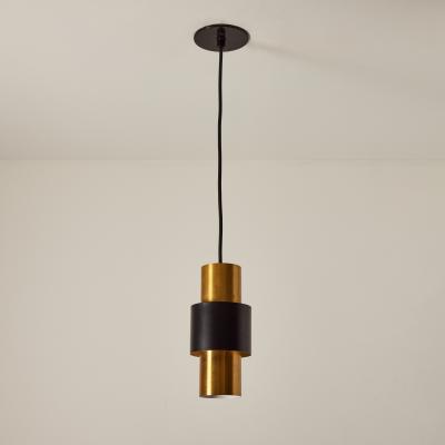  Fog M rup 1950s Jo Hammerborg Saturn Brass Black Pendant for Fog M rup