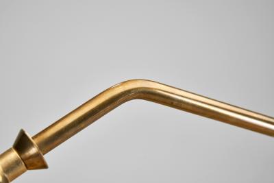  Fog M rup Brass Adjustable Floor Lamp by Fog M rup Attr Denmark ca 1940s