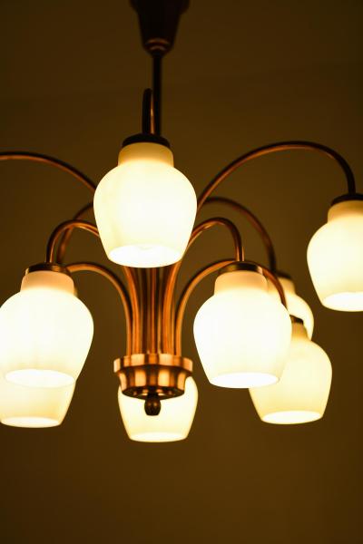  Fog M rup Ceiling Lamp by Ansgar Fog Erik M rup 1940s