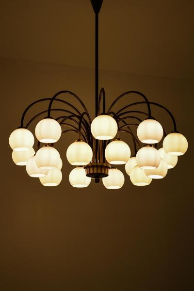  Fog M rup Ceiling Lamp in Brass by Fog M rup 1940s